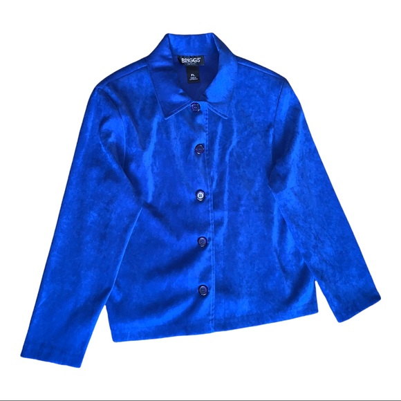 Briggs Blue 2PCS Pantsuit, Size PL - Picture 1 of 15